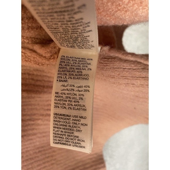 Good Threads Cardigan Womens XXL Orange Peach Long Pockets Wool Blend - Picture 3 of 11